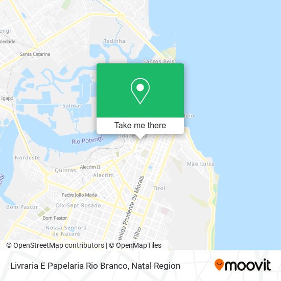 Mapa Livraria E Papelaria Rio Branco