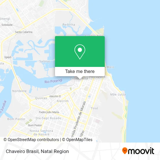 Chaveiro Brasil map