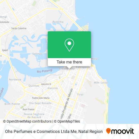 Ohs Perfumes e Cosmeticos Ltda Me map