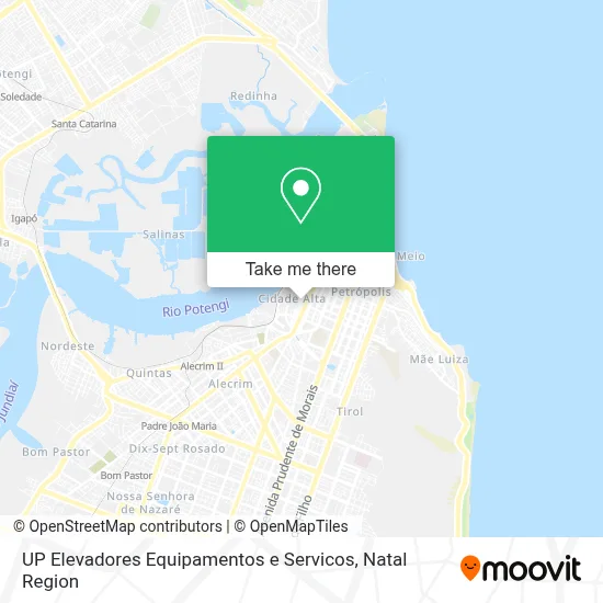 UP Elevadores Equipamentos e Servicos map