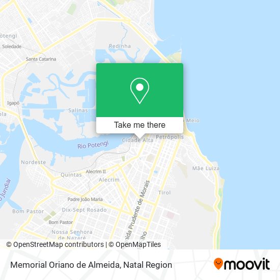 Memorial Oriano de Almeida map