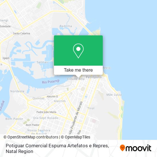 Mapa Potiguar Comercial Espuma Artefatos e Repres