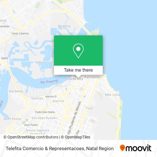 Telefita Comercio & Representacoes map
