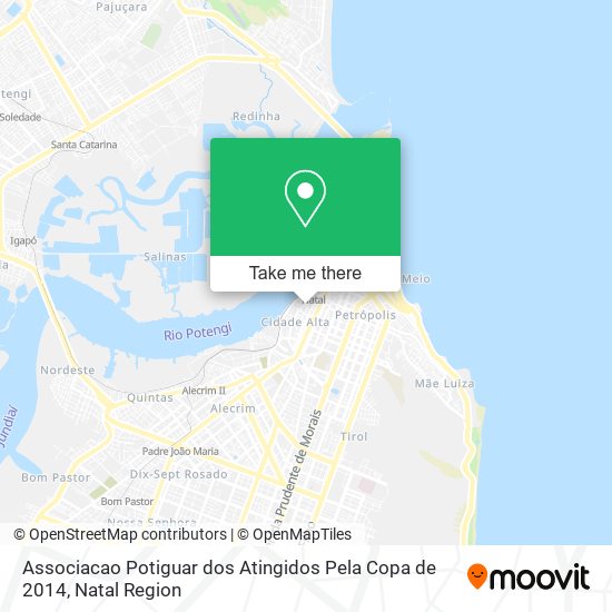 Associacao Potiguar dos Atingidos Pela Copa de 2014 map