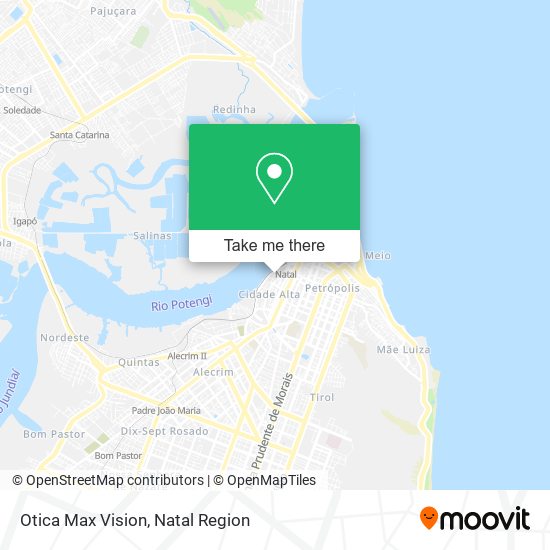 Otica Max Vision map