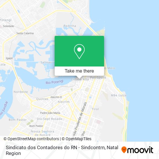 Sindicato dos Contadores do RN - Sindcontrn map