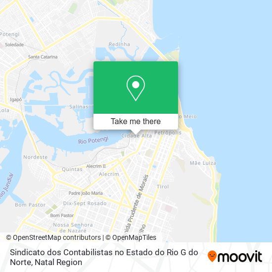 Sindicato dos Contabilistas no Estado do Rio G do Norte map