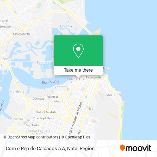 Com e Rep de Calcados a A map