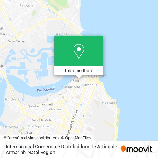 Mapa Internacional Comercio e Distribuidora de Artigo de Armarinh