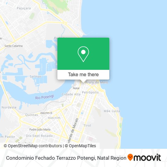 Mapa Condominio Fechado Terrazzo Potengi