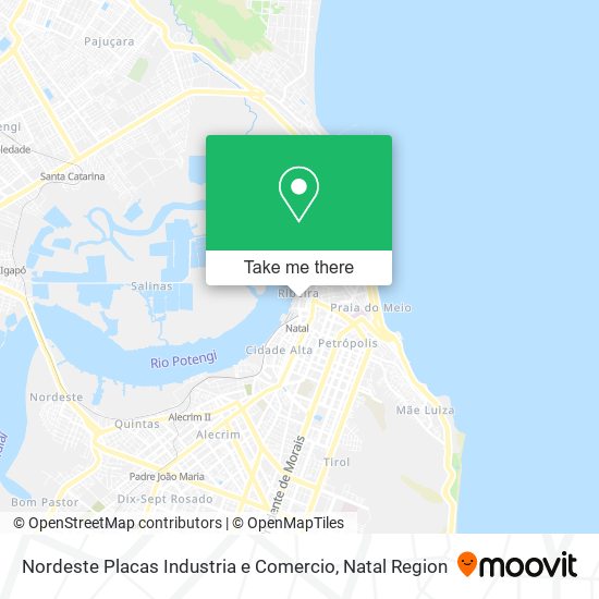 Nordeste Placas Industria e Comercio map