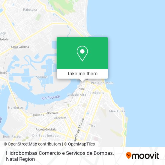 Hidrobombas Comercio e Servicos de Bombas map