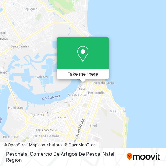 Pescnatal Comercio De Artigos De Pesca map