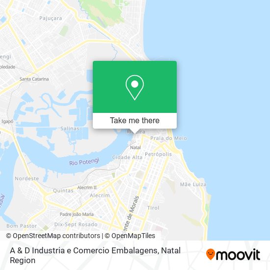 A & D Industria e Comercio Embalagens map