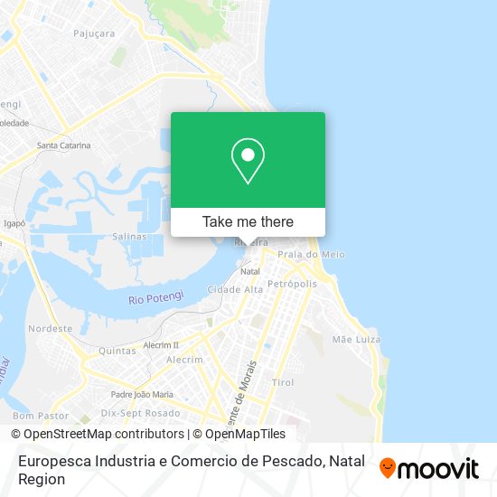 Europesca Industria e Comercio de Pescado map