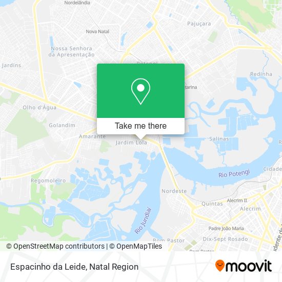 Espacinho da Leide map