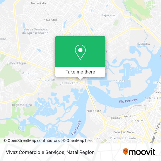 Mapa Vivaz Comércio e Serviços