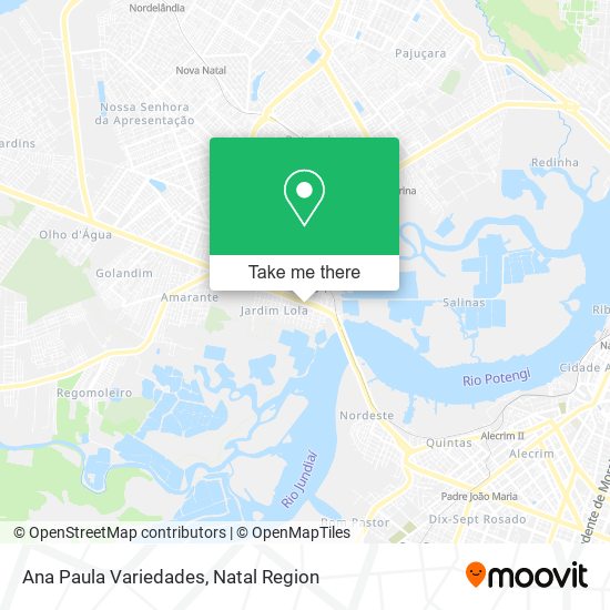 Ana Paula Variedades map