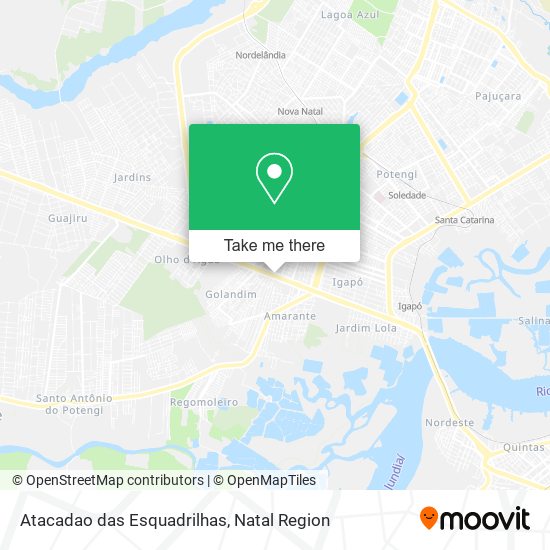 Atacadao das Esquadrilhas map