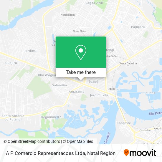 A P Comercio Representacoes Ltda map