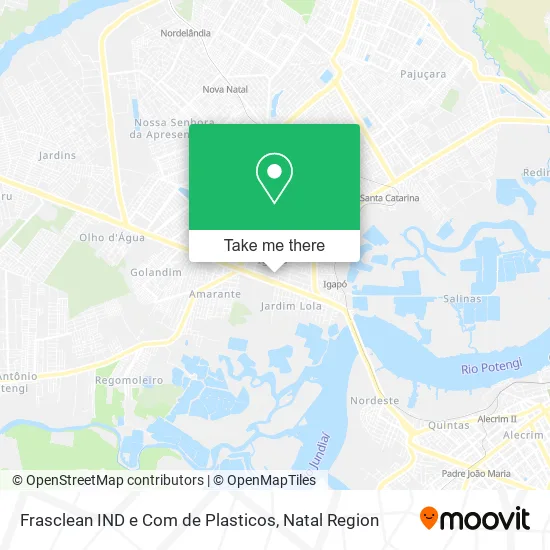 Frasclean IND e Com de Plasticos map