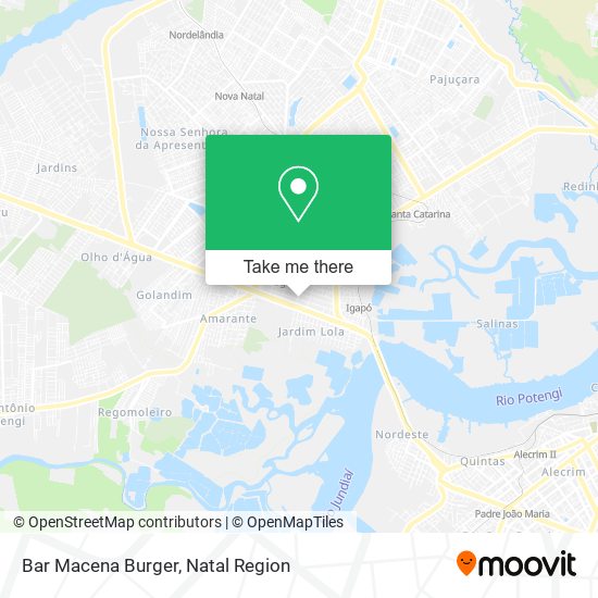 Bar Macena Burger map