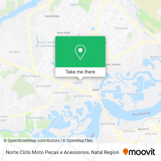 Norte Ciclo Moto Pecas e Acessorios map