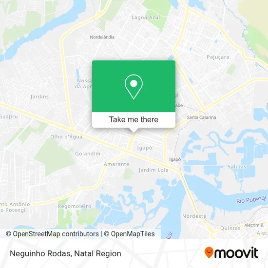 Neguinho Rodas map