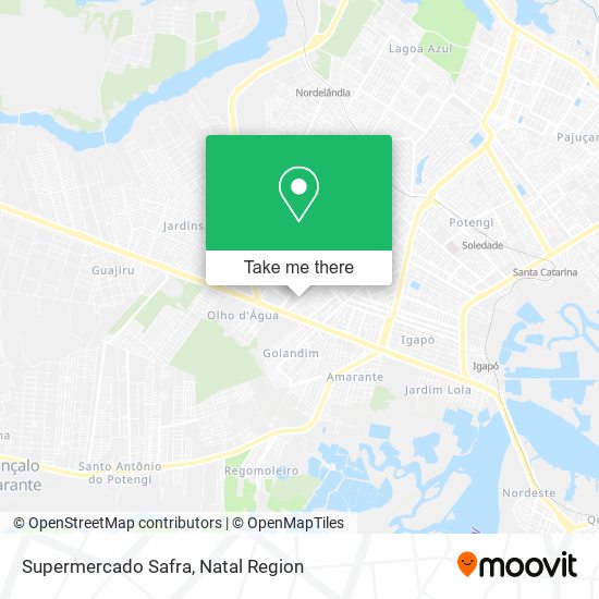 Supermercado Safra map