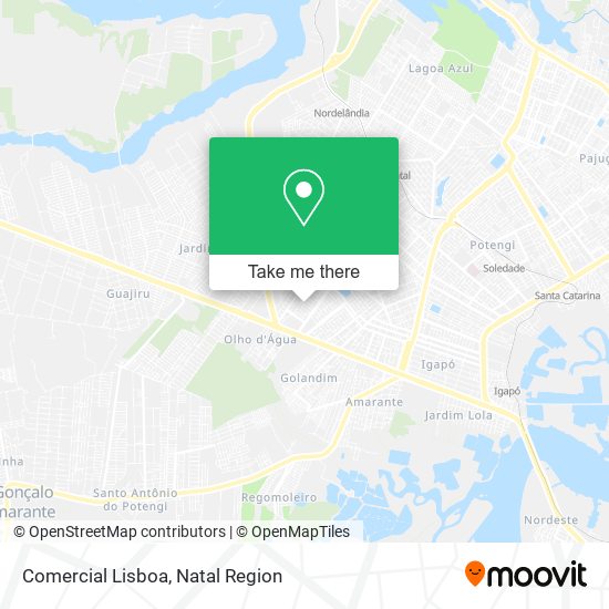 Mapa Comercial Lisboa