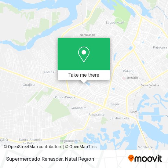 Supermercado Renascer map