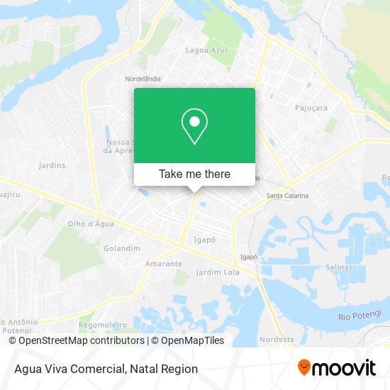 Agua Viva Comercial map