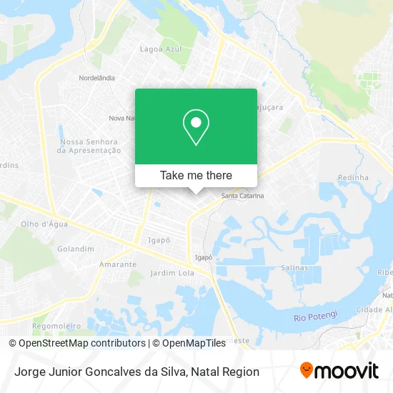 Jorge Junior Goncalves da Silva map