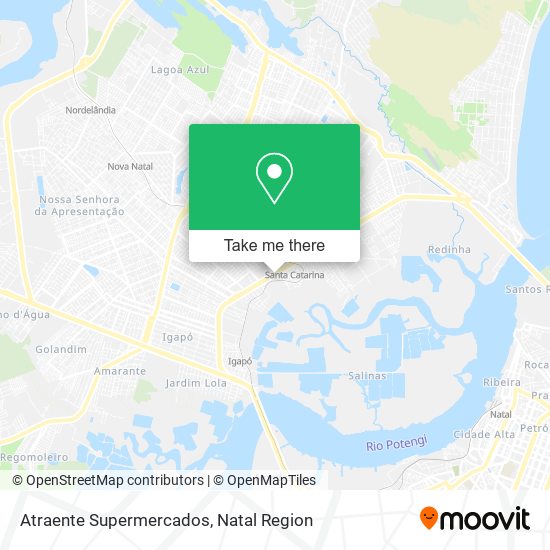 Mapa Atraente Supermercados