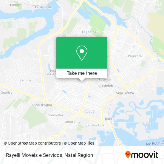 Mapa Rayelli Moveis e Servicos