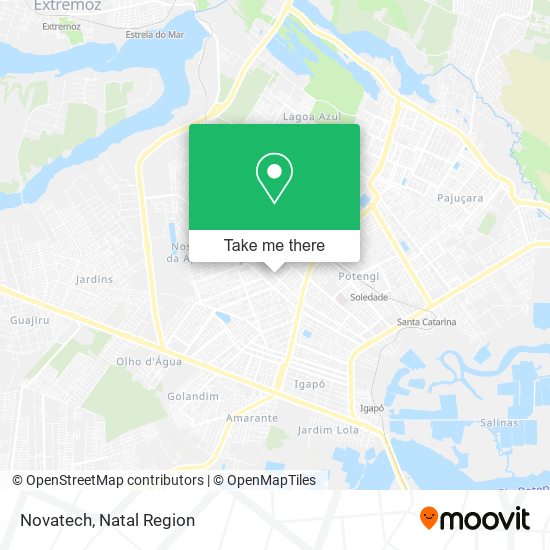 Mapa Novatech