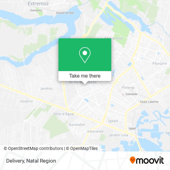 Delivery map