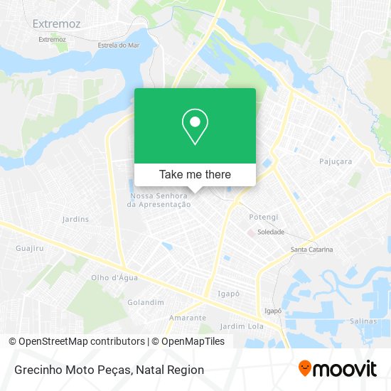 Grecinho Moto Peças map