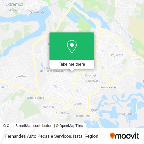 Mapa Fernandes Auto Pecas e Servicos