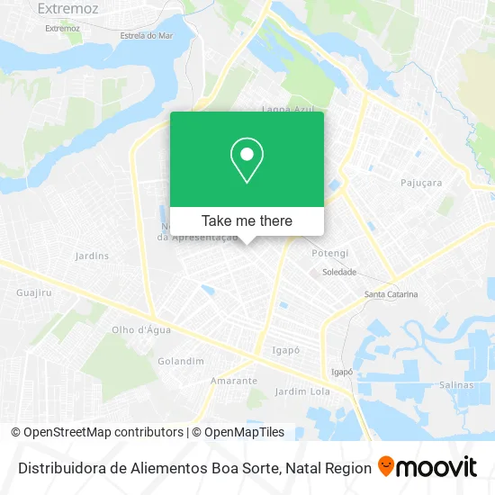 Distribuidora de Aliementos Boa Sorte map