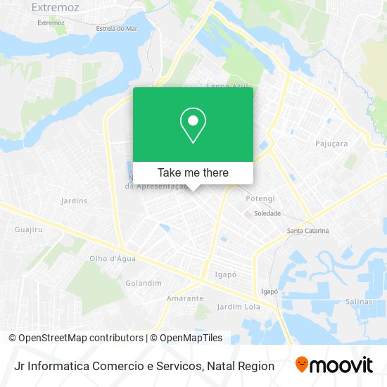 Jr Informatica Comercio e Servicos map