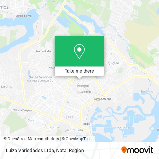 Mapa Luiza Variedades Ltda