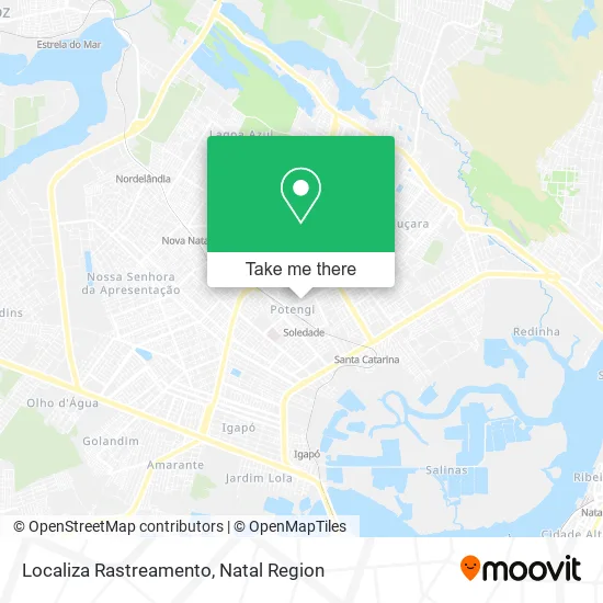 Localiza Rastreamento map