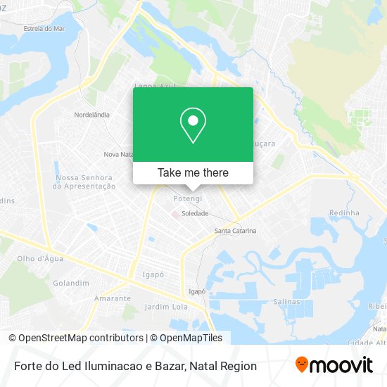 Forte do Led Iluminacao e Bazar map