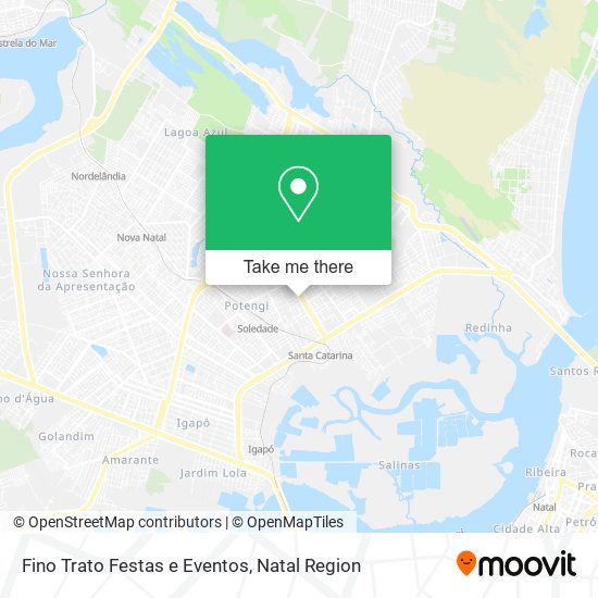 Mapa Fino Trato Festas e Eventos