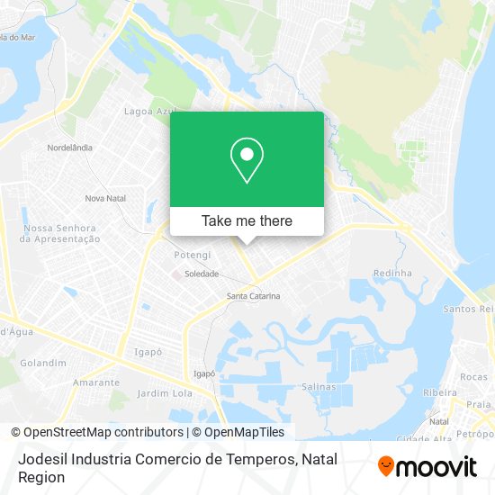 Jodesil Industria Comercio de Temperos map