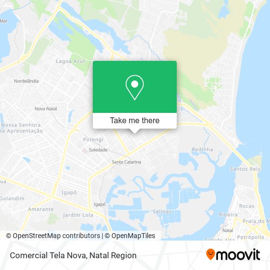 Mapa Comercial Tela Nova