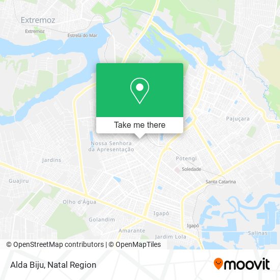 Alda Biju map