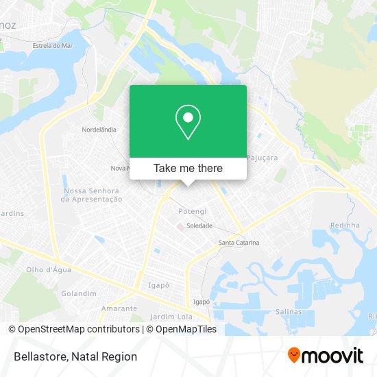 Bellastore map