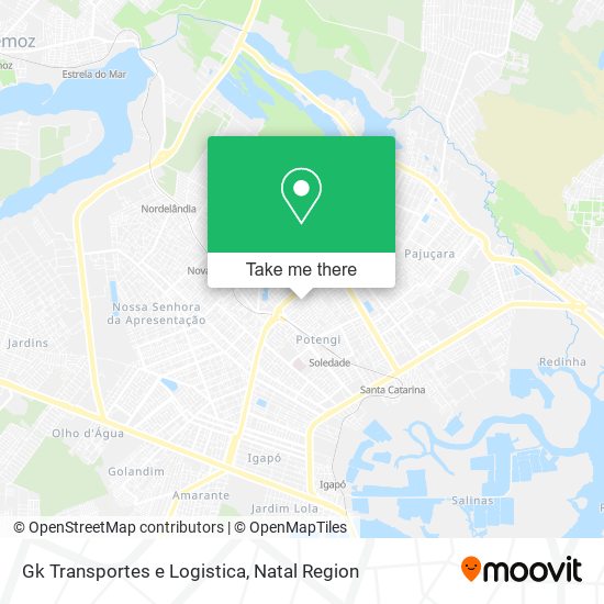 Mapa Gk Transportes e Logistica